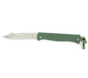 Douk Douk 200 Inox - Manche Acier Couleur VERT - GAINE CUIR