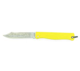 Douk Douk 160 Inox - Manche Acier couleur JAUNE