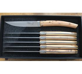 Le Thiers Pirou Table Genévrier - coffret de 6 pièces