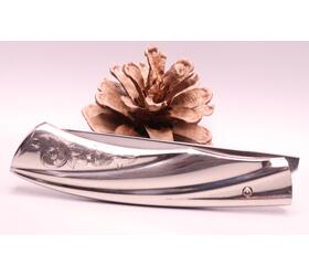 Roberto Ottonello - Bilame -Liner Lock Bouton- Titane gravé