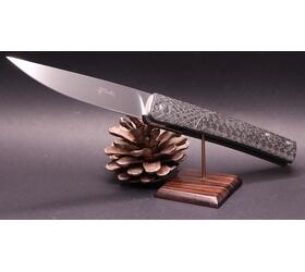 City Light Liner Lock Pocket Clip retractable Fibre de Carbone