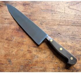 Cuisine 28 cm Canadienne - CARBONE - Manche Bois Noir Ref 353