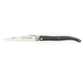 Laguiole 12 cm Guillochage Damier - Buffle - Plein Manche