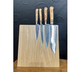 Bloc chêne magnétique (sans couteaux)