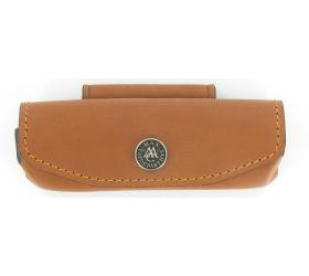 Etui Cuir Provencal 10 - 11 cm Cognac  Maya