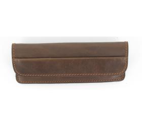 Etui Cuir Tendance 13 cm Marron