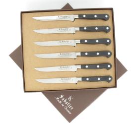 Coffret de 6 Steaks droit droits 11 cm