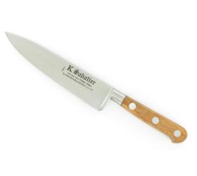 Cuisine 15 cm - Acier Carbone - Manche Olivier