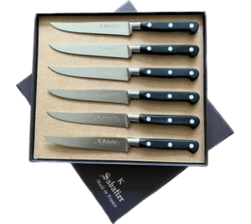 Coffret de 6 Steaks 13 cm Authentique AVEC DENTS
