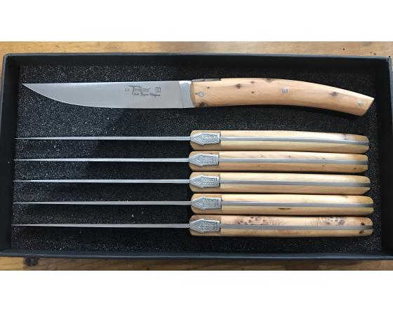 Couteaux de table - Coffret de 6 Couteaux steak à viande LE THIERS