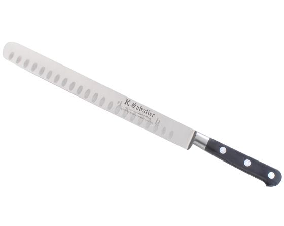 Couteau à jambon alvéolé Grand Chef 30 cm en bois pressé deglon