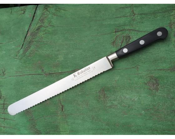 Couteau Jambon 25 cm avec dents gamme Authentique - Sabatier K
