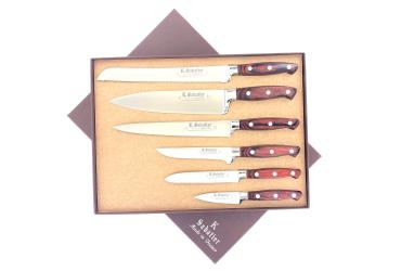 Ustensile de cuisine Sabatier Bloc manille noir + 5 couteaux ysis