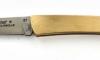 Le Thiers Coursolle 12 cm Manche Laiton satiné uni