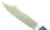 Douk Douk 200 Inox - Manche Acier Couleur BLEU - GAINE CUIR 3