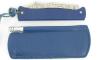 Douk Douk 200 Inox - Manche Acier Couleur BLEU - GAINE CUIR 4