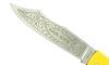 Douk Douk 200 Inox - Manche Acier Couleur JAUNE - GAINE CUIR 3