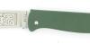 Douk Douk 200 Inox - Manche Acier Couleur VERT - GAINE CUIR