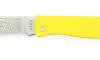 Douk Douk 160 Inox - Manche Acier couleur JAUNE - GAINE CUIR