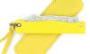 Douk Douk 160 Inox - Manche Acier couleur JAUNE - GAINE CUIR 4