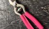 Sécateur de Jardin 18 cm - revêtement des branches en cuir FUSHIA 2
