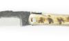 Laguiole 12 cm Croûte de Bélier - Plein Manche - Lame Brute de Forge