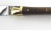 Laguiole Tradition 9 cm - 2 mitres laiton - Pistachier