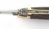Laguiole Tradition 9 cm - 2 mitres laiton - Pistachier 3