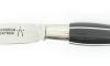 Nontron Virole n° 25 - Boule le Yang - Manche Corian Noir, insert Corian Blanc