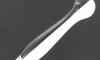 Nontron Virole n° 25 - Boule le Taiji - Manche Corian Blanc et noir, insert Aluminium 4