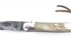 Laguiole Tradition 11 cm - 2 mitres - Corne d&#039;Aubrac - Lame Brute de Forge