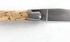 Laguiole Tradition 12 cm - 2 mitres - 2 pièces - Bouleau Madré 3