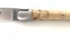 Laguiole Tradition 9 cm - 2 mitres - Bouleau Madré