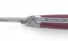 Laguiole 9 cm - 2 mitres - Tissu Compressé Rouge 2