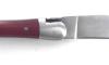 Laguiole 9 cm - 2 mitres - Tissu Compressé Rouge 3
