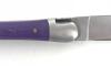 Laguiole 9 cm - 2 mitres - Tissu Compressé Violet 2
