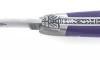 Laguiole 9 cm - 2 mitres - Tissu Compressé Violet 3