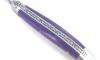 Laguiole 9 cm - 2 mitres - Tissu Compressé Violet 4