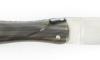 Laguiole 15 cm - Forgé (forme flêche) - Plein Manche en Corne - GUILLOCHAGE 2
