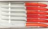 Le Steak Thiers forgé - manche orange - coffret de 6 pièces