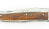 Laguiole 12 cm Bois de Fer - Mouche travaillée - 2 mitres 4