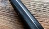 Cuisine 13 cm  Carbone Manche bois noir Rivets Rosette -  Ref 335 2