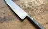 Cuisine 23 cm - bois noir - rivets inox