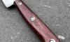 Tranchelard 17 cm - Palissandre - Rivets rosette - Forgé - Carbone Ref 420 3