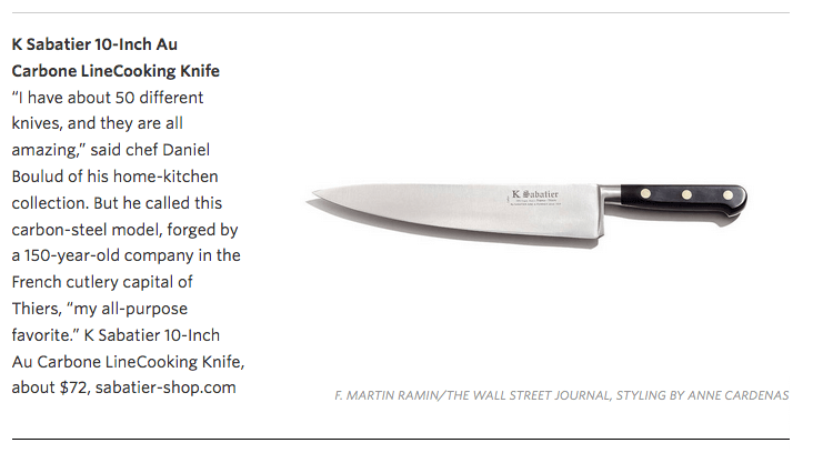 Couteaux de cuisine haut de gamme et couteaux de chefs - Sabatier K